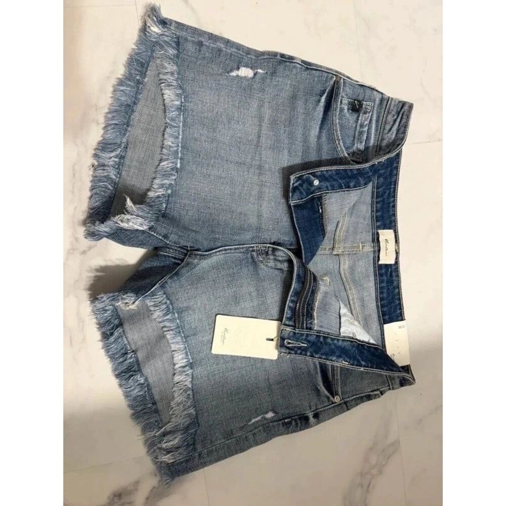 KanCan Denim Shorts Women’s 13/30 NWT Frayed Hem Jean Shorts A020